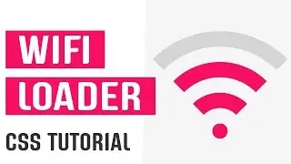 WiFi Loading Animation CSS | CSS Loading Animation | CSS Tutorials