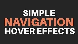Navigation Hover Effects