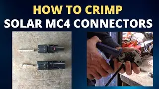 How To Crimp MC4 (solar) connectors