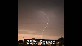 Slow-Mo Lightning! 