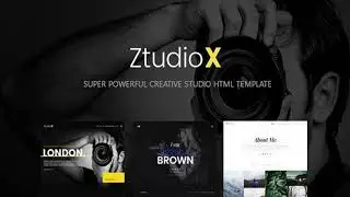 Ztudio X - Creative Studio Photography HTML Template | Themeforest Website Templates and Themes