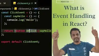What is Event Handling in React JS? Explained with examples