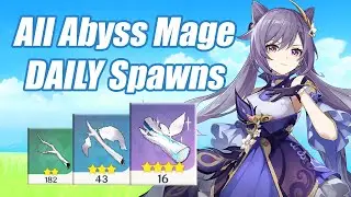 All 38 Abyss Mage DAILY Spawn Locations | GENSHIN IMPACT