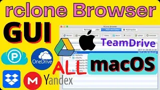 Install Rclone Browser in MacOS | Rclone GUI for MacOS | Mount Google Drive, OneDrive, Mega Monterey