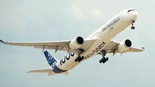 MAKS-2021 Airshow — Airbus A350-1000 XWB wide-body airliner