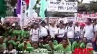 Mindoro hunger strikers chant