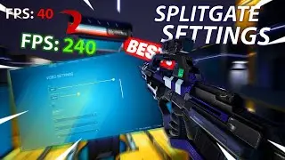 *NEW* BEST SPLITGATE SETTINGS FOR PC (Boost FPS, Sens, Binds, And More!)
