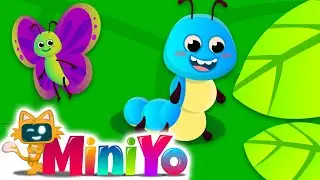 Butterfly and Caterpillar | Animal Songs | How Caterpillars Turn into Butterflies