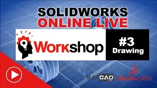 Workshop 3 Drawing | All India Power Packed SaiCad Workshop Series | Solidworks Training at SaiCad