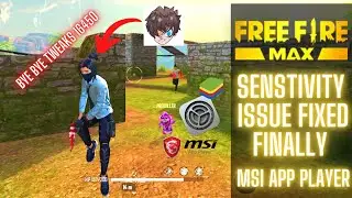 FREE FIRE MAX Sensitivity Issue FIXED FINALLY ! 🎯BlueStacks 5/MSI Free Fire Emulator