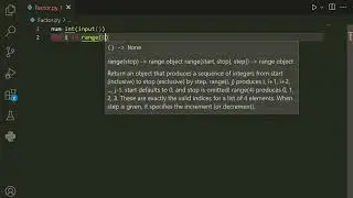 FACTOR IN PYTHON