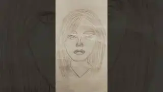 Женщина простым карандашом👩✏️