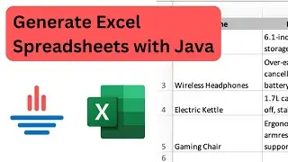 Excel Spreadsheets with Java using Apache POI