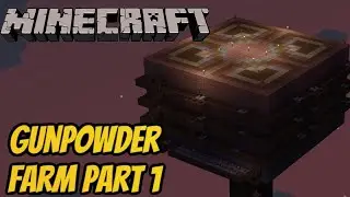 Beating Minecraft with just redstone: Gunpowder farm