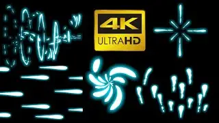 Flash FX Elements Pack, Motion Graphics Pack || Footage Alpha Channel