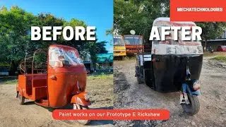 Bajaj Re Auto Paint works | Electric Conversion | MechaTechnologies