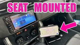 Arkon Seat Rail Mounted Smart Phone Mount | iPhone & Android