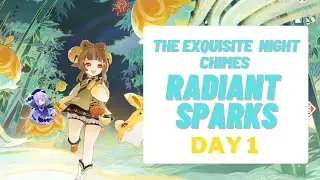 Genshin New Event - Radiant Sparks Day 1 | The Exquisite Night Chimes Lantern Rite 3.4