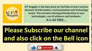 ICT Nuggets - A place to learn, apply and share the technology