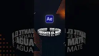 Crea Texto 3D GIRATORIO en After Effects!