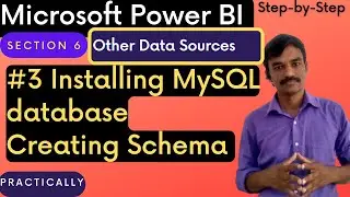 #52 setting up MySQL database | Power BI tutorial for beginners