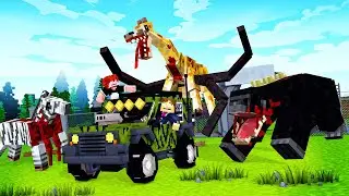 TODOS OS MONSTROS DE ZOOCHOSIS NO MINECRAFT!! - O FILME
