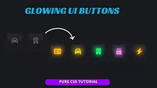 Glowing CSS UI Buttons Design | HTML&CSS Tutorials