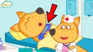 Baby Chris and Mom learn good habits for kids. Visiting Hospital and Doctor (educational video)