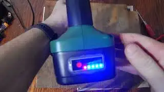 Установка индикатора заряда для  Li-Ion аккумулятора. Установка.