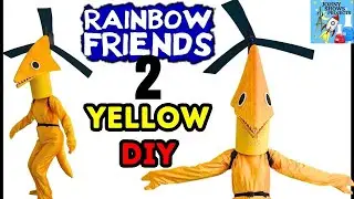 HELP! Yellow From Rainbow Friends 2 Caught Me & Took ME FLYING IN REAL LIFE DIY