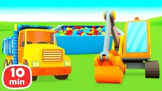 Zeichentrick für Kinder - Die Helfer Autos Kompilation.