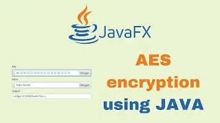 JavaFX and Scene Builder - IntelliJ: AES encryption using JAVA