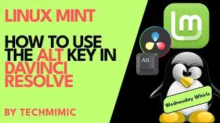 How to use (or enable) the ALT key in DAVINCI RESOLVE on LINUX MINT
