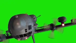 green screen airplane   effect video