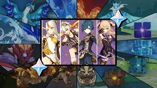 The Four STRONGEST 4 Stars Against All Bosses In The Game - Genshin Impact
