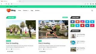 How to Make a Blog Website for Free - fitmag theme