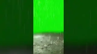 Rain Green Screen 