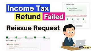 Refund Reissue Request kaise kare? | Refund Failed Invalid Bank A/c | Refund Not Received FY 2024-25
