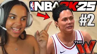 NBA 2K25 The W #2 | LEARNING THE WNBA ROPES & ADJUSTING TO THE LEAGUE!