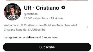 ur Cristiano ronaldo channel | ur Cristiano channel | Cristiano ronaldo YouTube channel |