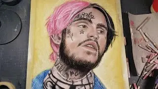 Drawing Lil Peep| Timelapse Portrait