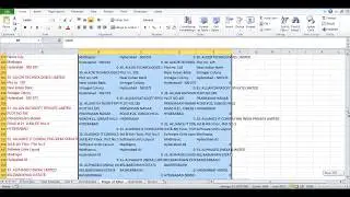 Converting unorganized Row data into Column data | Magic of filter solution