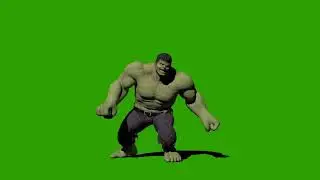 Hulk Attack, Free, Now, NoCopyright, HD | Green Screen Animation | 3D Video Play
