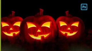How to create Halloween graphics and animate using Photoshop Part 2