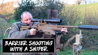 Barrier Shooting with a Sniper!
