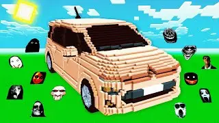 SURVIVAL GIANT CAR BASE JEFF THE KILLER and SCARY NEXTBOTS in Minecraft - Gameplay - Coffin Meme