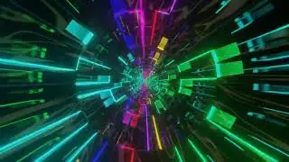 Abstract Background Video 4k Color Changing Compilation VJ LOOP NEON  Tunnel Calm Visual ASMR