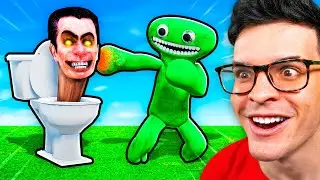 ¡Enfrento a los Personajes de Skibidi Toilet vs Garten of Banban!