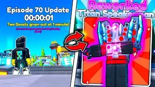 🔥REWORKED Titan Speakerman + Episode 70 EVENT 🔥 СТРИМ TOILET TOWER DEFENSE | ROBLOX 🔥