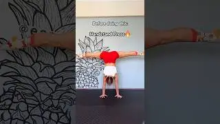 Handstand Press for Beginners Tips🔥 #gymnastics #handstand #tips #beginners #easy #howto